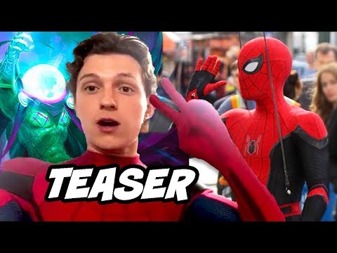 Spider-Man Far From Home Teaser - New Black and Red Suit Scene Easter Eggs