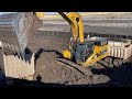 Caterpillar 365C Excavator Loading Trucks With Coal - Interkat SA