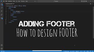 Footer | How to design a footer in webpage #design #viral #video #videos