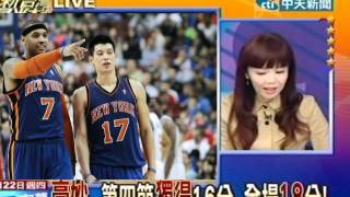 新台灣星光大道20120322(1/8)》5連勝 豪瘋狂 尼克踢走76人
