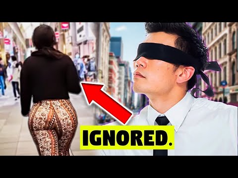 Men Ignore Super Thick White Woman Trying To Get Attention