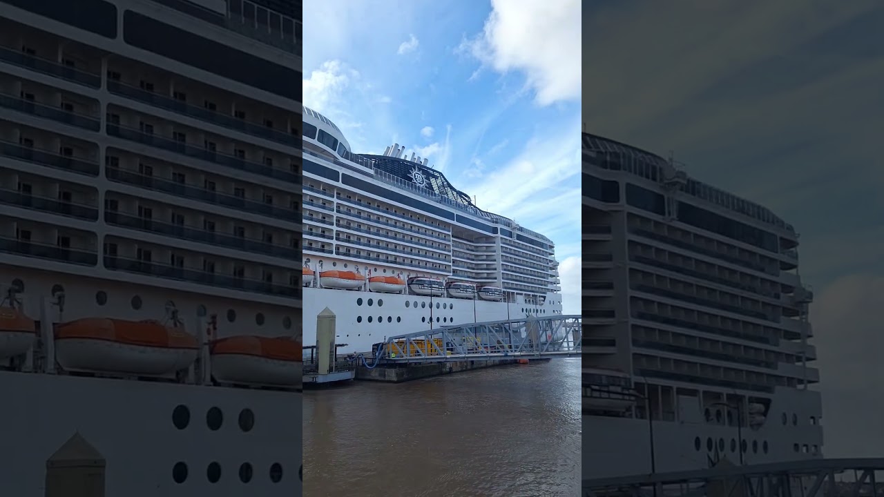 MSC Preziosa Visiting Liverpool Today