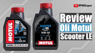 Review Motul Scooter LE. Oli Matic Untuk Harian