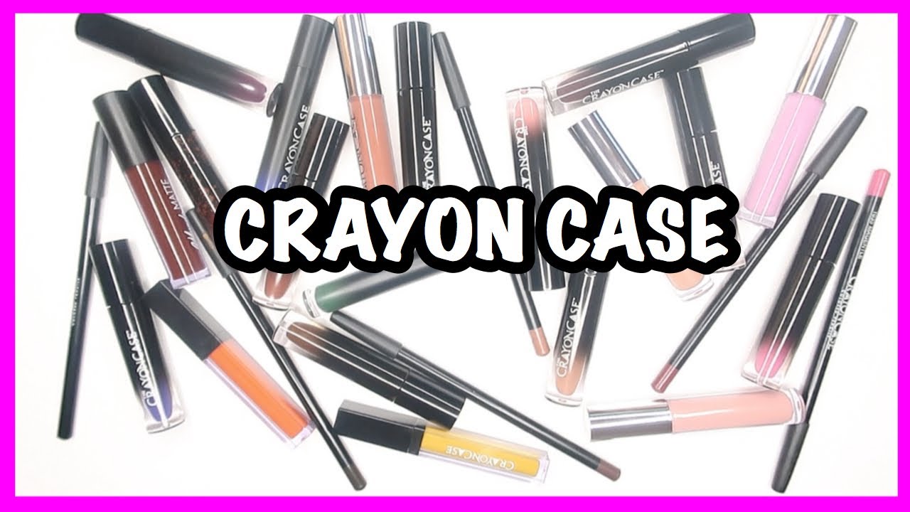 THE CRAYON CASE LIPSTICK & GLOSS SWATCHES ON DARK SKIN | K BRITTANY TV