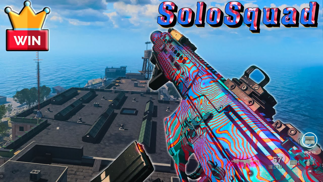 Solo Squad Win M13 Gameplay Warzone Rebirth Island iron Trials (No Commentary)