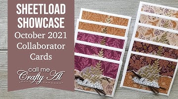 SheetLoad Showcase | October 2021 Collaborator Cards #SUYSOct2021