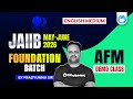JAIIB May June AFM Foundation Batch 2026 | Demo Class | Accounting and Financial Management