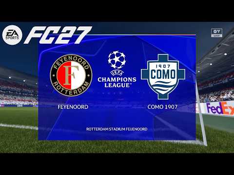 Video FC 27 - Feyenoord vs Como - Champions League 2026/27 Giornata 2 - Simulazione Partita