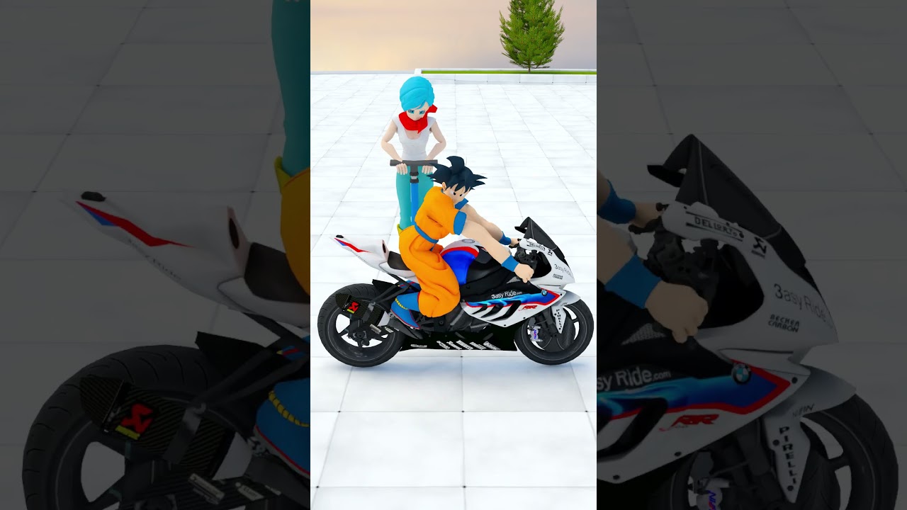 Goku upgraded His bike