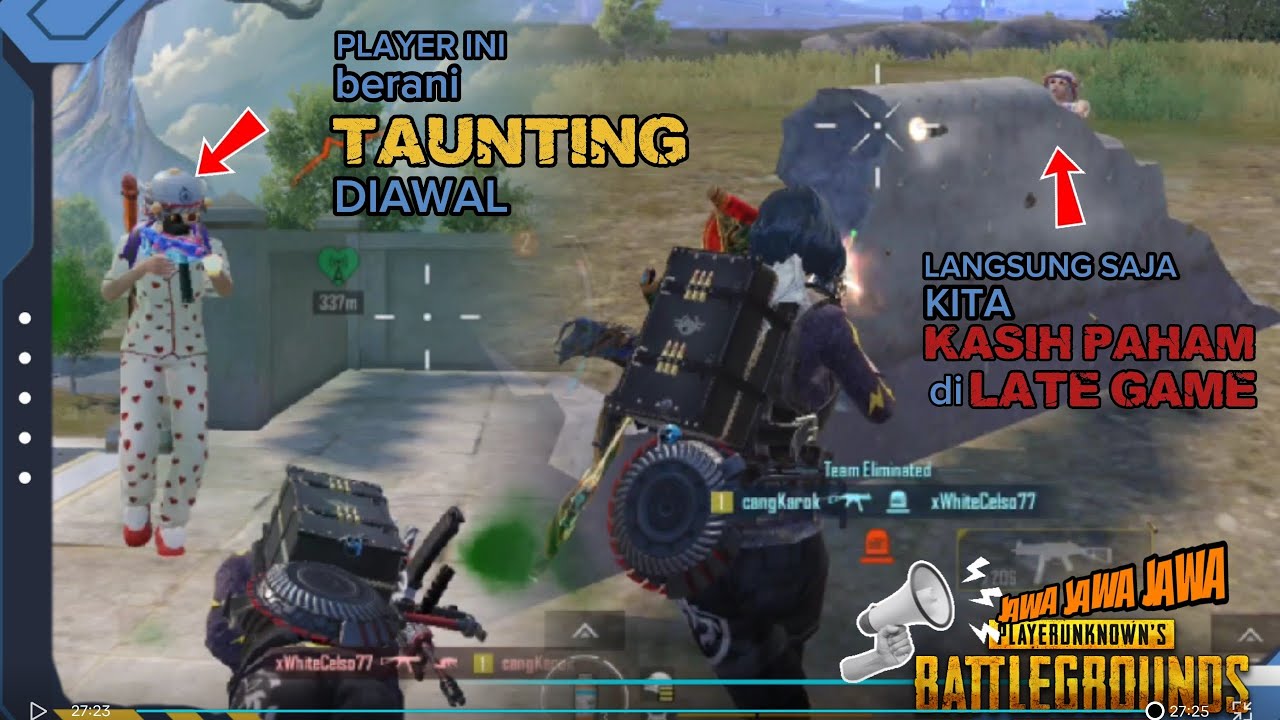 GAMEPLAY PUBG MOBILE 4.2 | Player ini berani taunting ??? OK langsung saja kita KASIH PAHAM