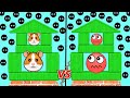 Hide Ball brain teaser games/ save the dog and bee 2048 gameplay Mobile