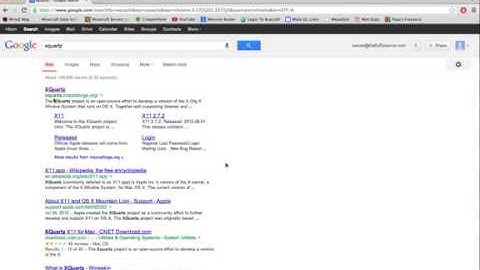 How to install XQuartz On Mac