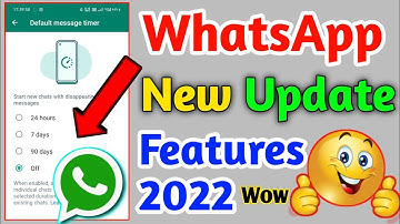 WhatsApp New Update Features 2022 😱 | WhatsApp Default Message Timer Kya Hai | Message Timer Setting