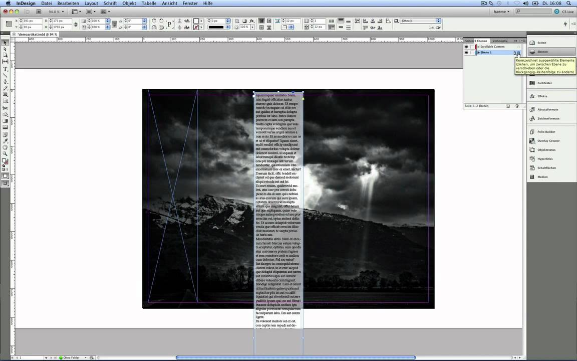 eCollege - DPS: Overlay, Scrollable Frames