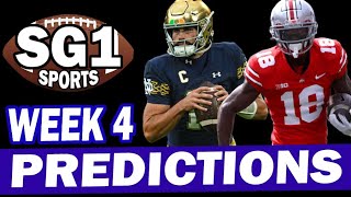 Week 4 College Football Predictions from SG1 Sports