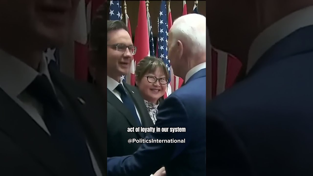 Conservative Leader Pierre Poilievre Introduces Himself To U S President Joe Biden