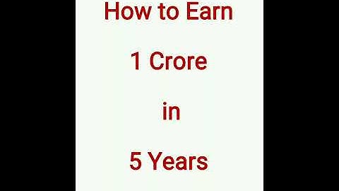 How to earn 1 Crore quickly ll Earn money without investment ll Earn as much as you can ll #shorts