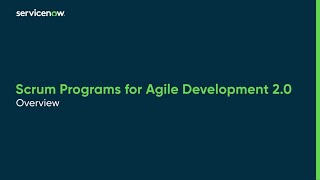 Scrum Programs for Agile Development 2.0 | Overview