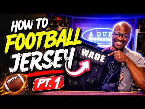 How To Football Jersey Name Pt. 1