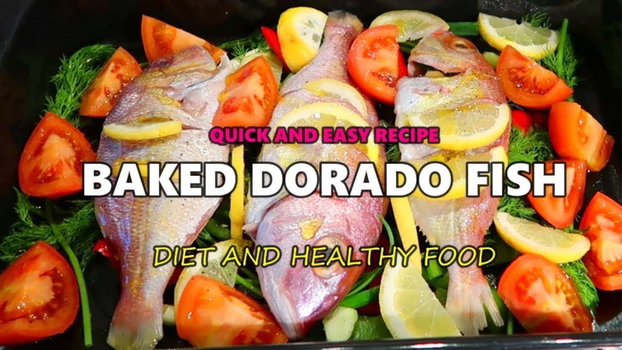 BAKED DORADO FISH WITH VEGETABLES/ QUICK AND EASY RECIPE by Liza Mejer