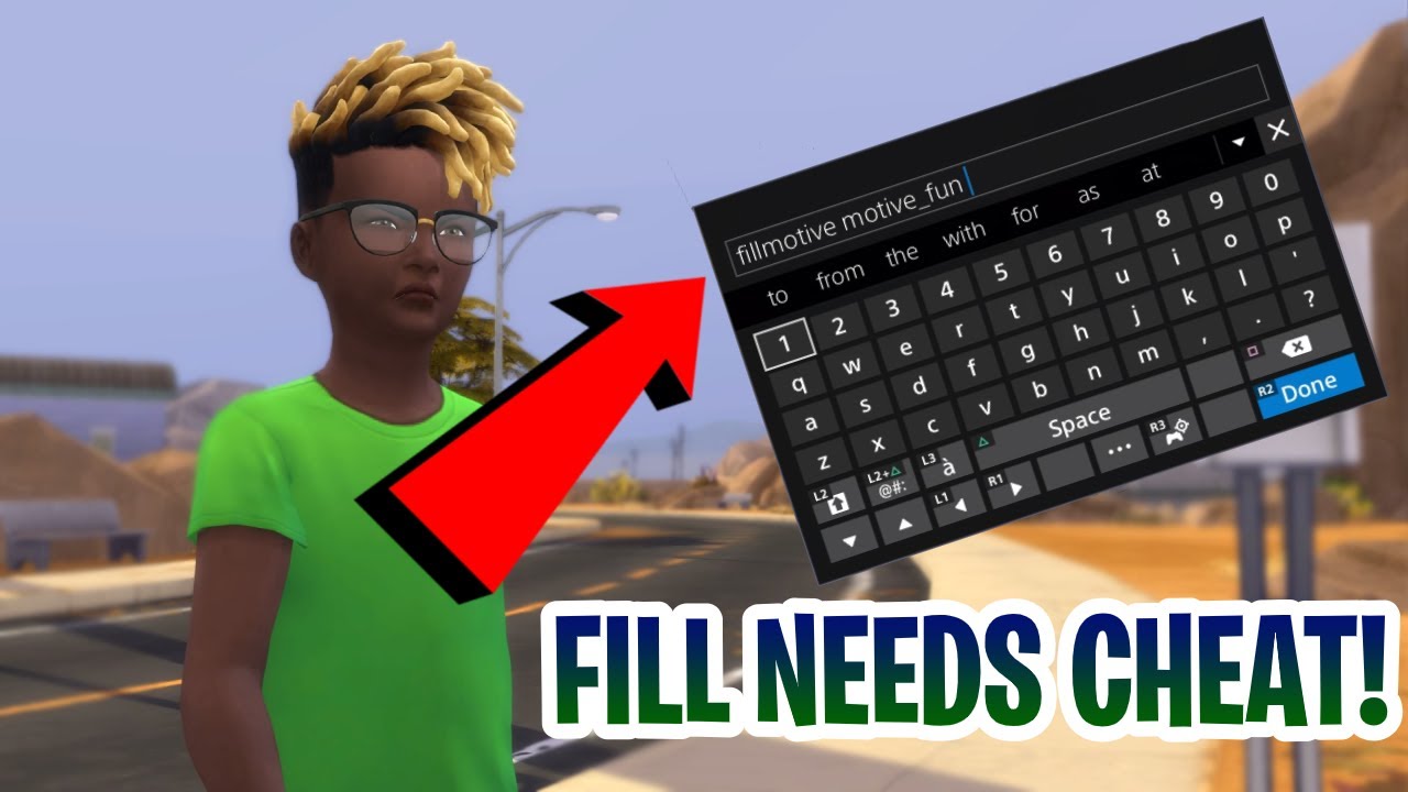 How to Cheat to Fill a Sim's Needs 