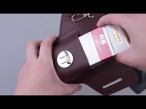 Поясна сумка на ремінь FeryRine, коричнева, видео 1