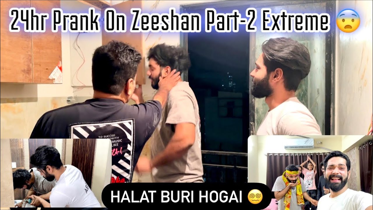 24 Hrs Prank On Zeeshan 😂 Part 2 | Bolti Band | Girlfriend | Fokats | Abresh & Zeeshan