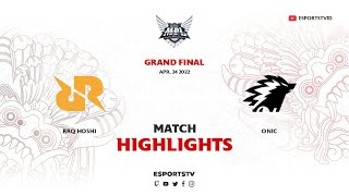 RRQ vs ONIC HIGHLIGHTS Grand Final MPL ID S9 | Best Moments ESPORTSTV
