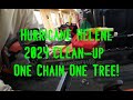 Hurricane Helene Clean-up 10/20/2024 Part 7 of 8 - One Chain One Tree!