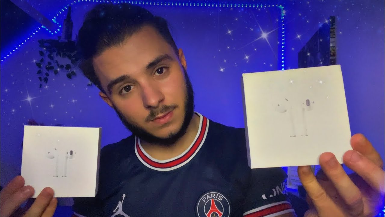 ✨ASMR| UNBOXING AIRPODS + 1 cadeau 🎁••💤