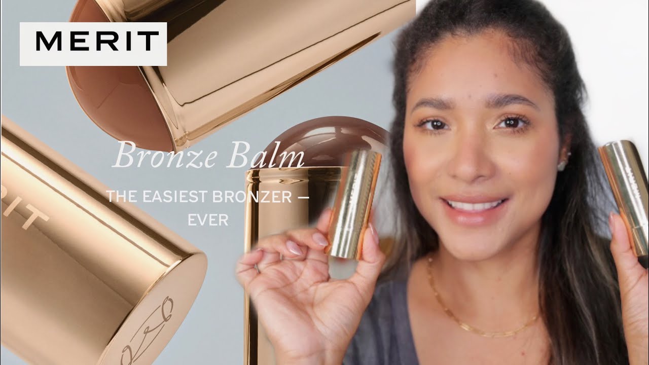 New Merit Beauty Bronze Balm Sculpting Bronzer Demo Shades Leo and