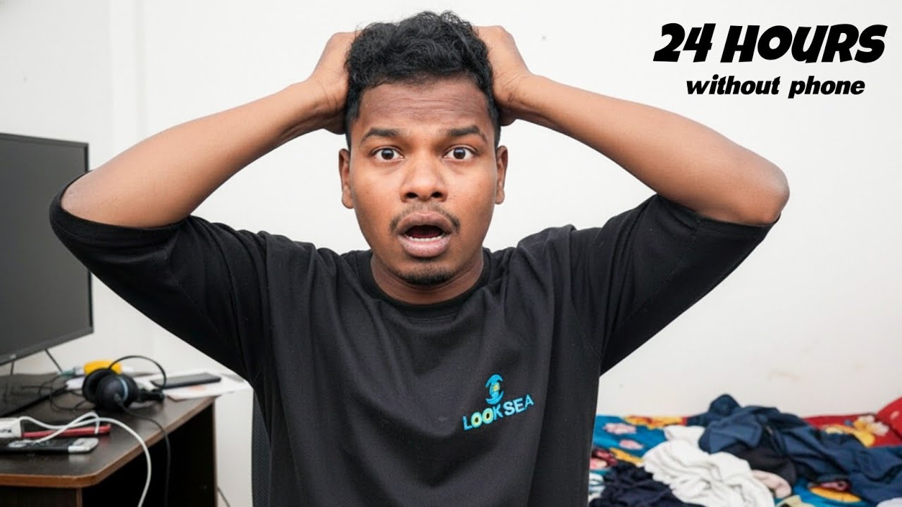 Living without phone for 24 hours ! Challenge video 🔥