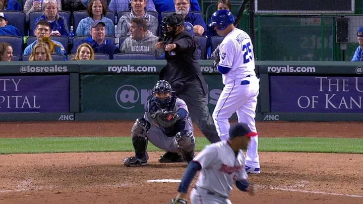 MIN@KC: Abad gets Morales looking with bases loaded
