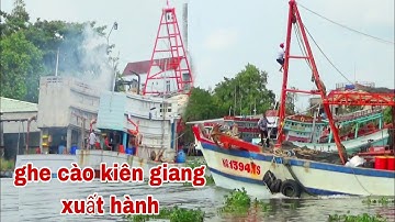 GHE CÀO KIÊN GIANG XUẤT HÀNH TẠI SÔNG TẮC CẬU MÙNG 6 TẾT