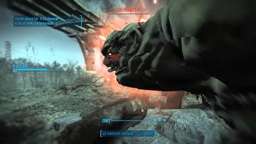 Fallout 4 Behemoth one shot.