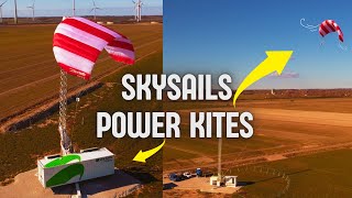 Power kites harvest high-altitude wind energy