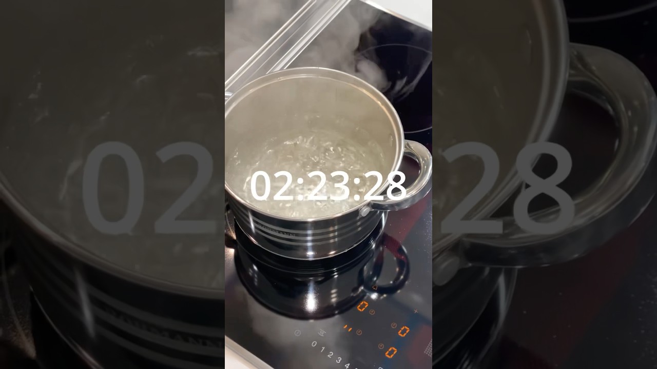 ⏱️ Тестуємо швидкість закипання води на варильній панелі Miele! 