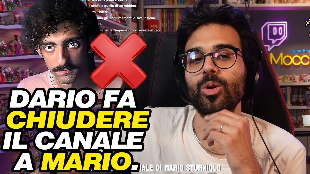 Dario Moccia fa CHIUDERE il CANALE a MARIO STURNIOLO (finalmente)