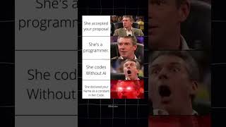 Are you a pull request? Because I'd love to merge our paths #memes #tech #youtubeshorts