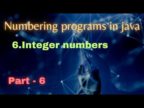 Java Numbering Programs : Integer Numbers | Java interview programs | Java | Telugu