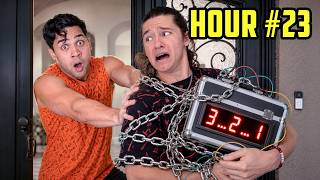 HANDCUFFED To An EXPLODING Trap For 24 Hours (HELP ME!)