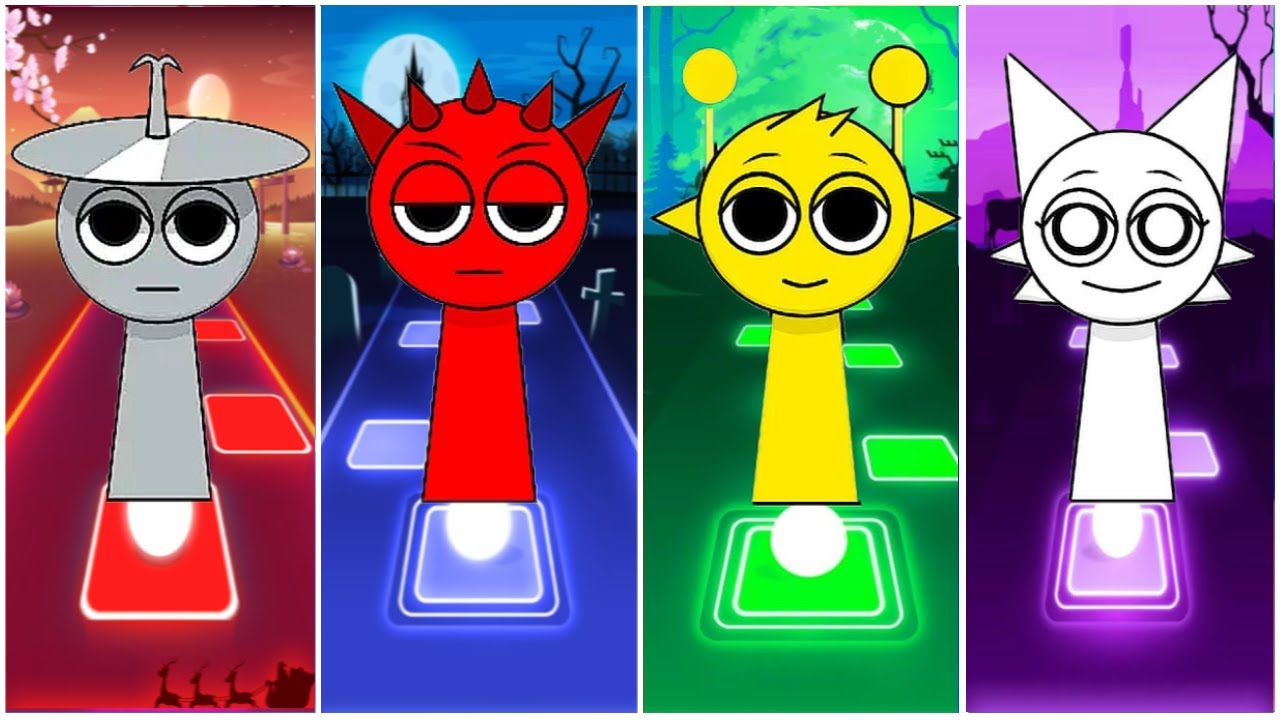 Sprunki Raddy Happy Incredibox Sprunki : Raddy 🆚 Oren 🆚 Pinki 🆚 OWAKCX | Tiles Hop EDM Rush ...