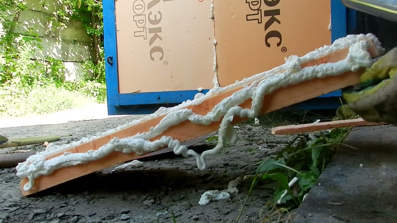 Утепление гаражных ворот - YouTube