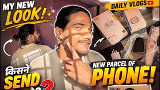 My new look and new parcel of phone , kisne send kiya hai? @arbinsinghvlogs