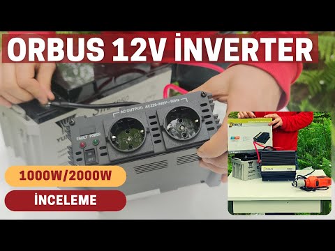İnverter Tercihim Orbus 12V — Güneş Paneli Sistemi 220V