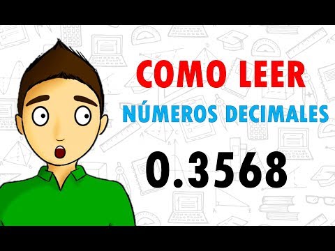 Video: ¿Cuánto es treinta y seis milésimos en decimal?