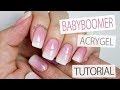 How to: Perfect Baby Boomer Nails - French Ombre With AcryGel Tutorial