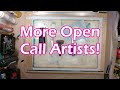 more open call artists! Fun with a Gelli Plate