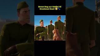 Loyal Street Dog Follows Soldier 🐶❤️ Emotional War Story #shorts
