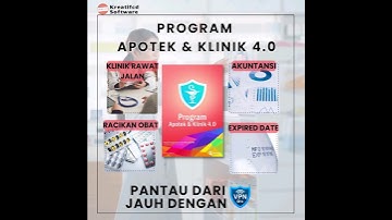 PROGRAM UNTUK BISNIS APOTEK & KLINIK DENGAN FITUR LENGKAP, HARGA TERJANGKAU. SUDAH ADA AKUNTANSI!